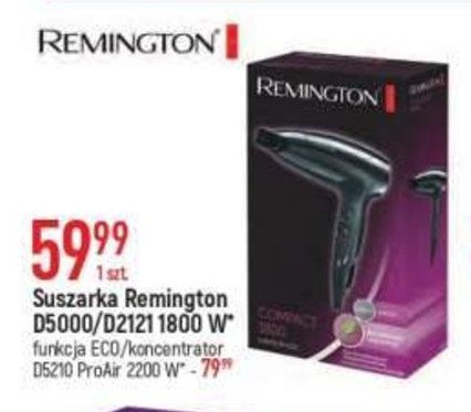 Suszarka do włosow d2121 Remington promocja