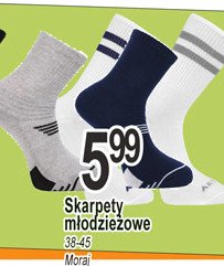 Skarpety m艂odzie偶owe Moraj promocja