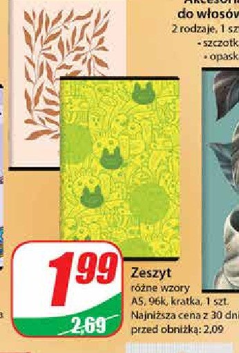 Zeszyt a5 96 k kratka promocja