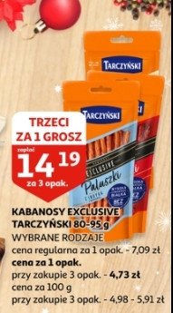 Kabanosy z indyka Tarczyński exclusive promocja