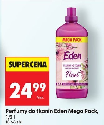 Perfumy do tkanin Eden Mega Pack, 1,5 l promocja w Biedronka