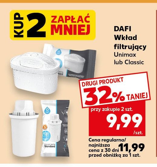 Wk艂ad do filtra unimax Dafi promocja
