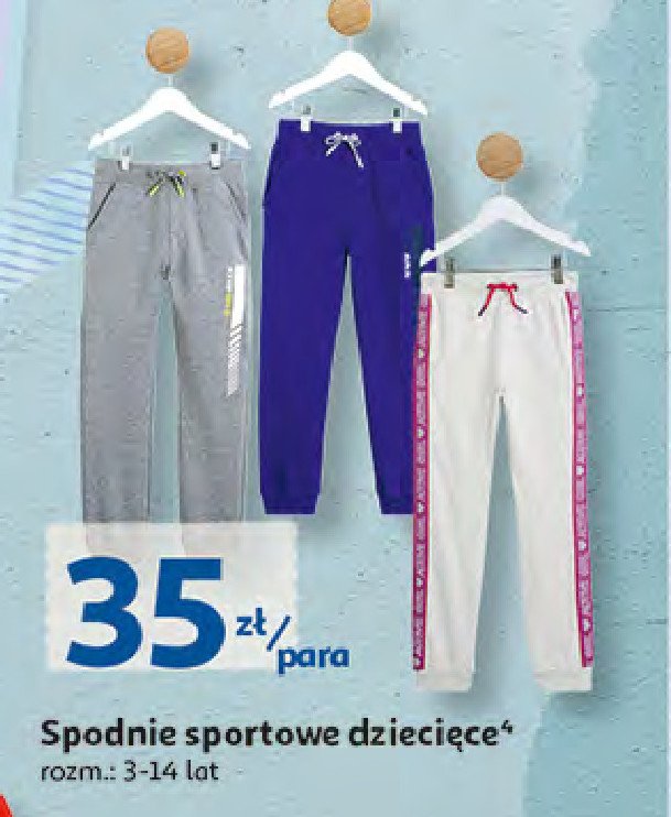 Spodnie dziewczęce 3-14 lat Auchan inextenso promocja