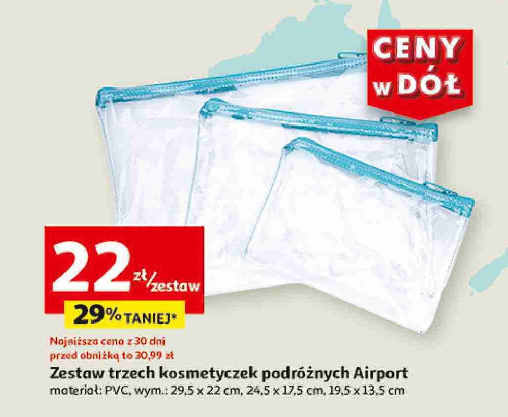 Zestaw kosmetyczek podróżnych Airport promocja