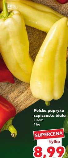 Papryka biała szpiczasta promocja