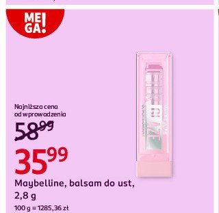 Balsam do ust 007 Maybelline lifter glaze promocja