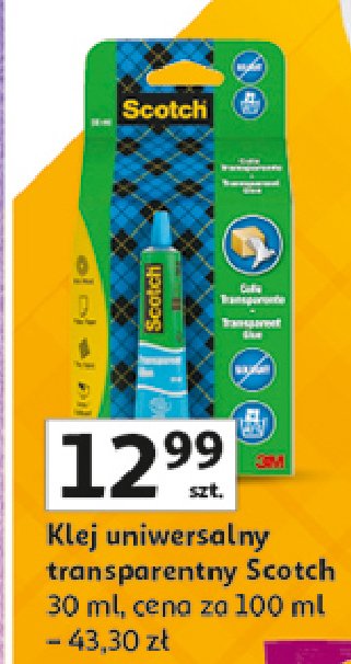 Klej w płynie Scotch promocja w Auchan
