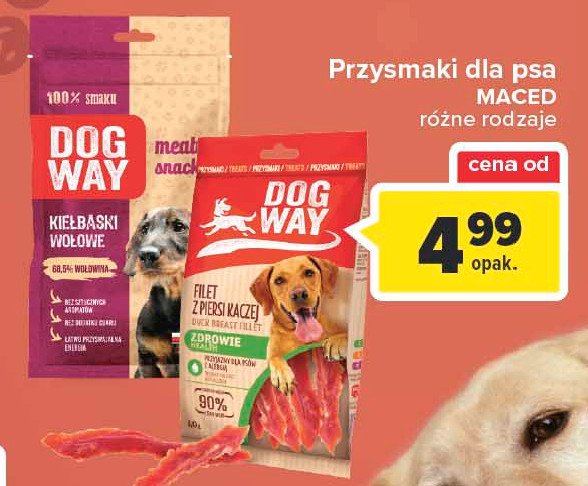 Przysmak dla psa filet z piersi kaczej Dogway promocja