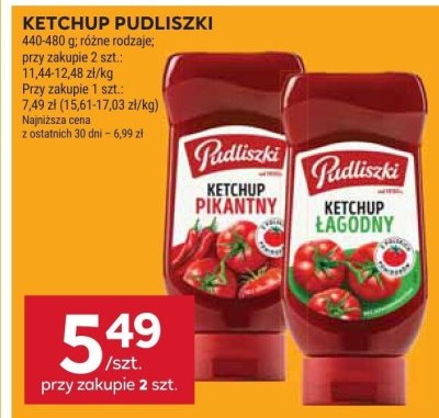 Ketchup pikantny promocja w Stokrotka