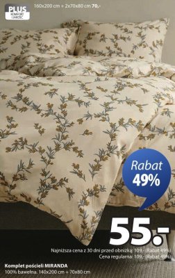 Komplet pościeli MIRANDA 140x200 cm +70x80 cm promocja w Jysk