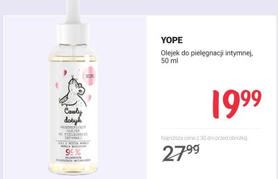 Olejek do pielęgnacji intymnej promocja w Rossmann