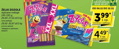 Żelki Zozole Sour Flies Palmer promocja w Groszek