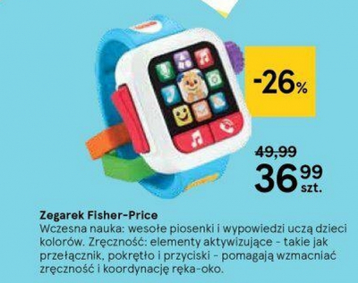 Zegarek Fisher-price promocja