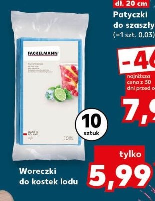 Woreczki do kostek lodu promocja w Kaufland