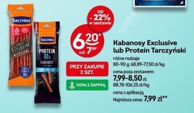 Kabanosy Protein  promocja w Żabka