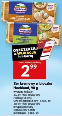 Ser kremowy w bloczku Hochland, 90 g promocja w Twój Market
