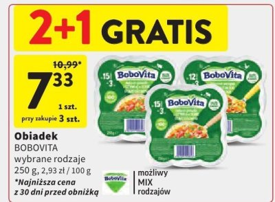 Obiadek, Zupka BOBOVITA wybrane rodzaje promocja w Intermarche