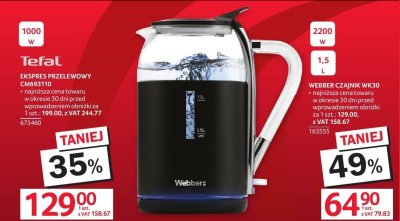 Czajnik elektryczny WK30 Webber promocja w Selgros