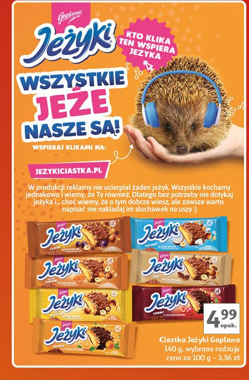 Ciastka cafe Jeżyki promocja