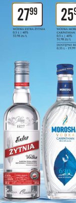 Wódka Morosha Carpathian 0.5 L promocja w Dino