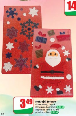 Naklejki żelowe promocja w Dino