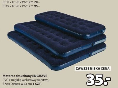 Materac dmuchany ENGHAVE promocja w Jysk
