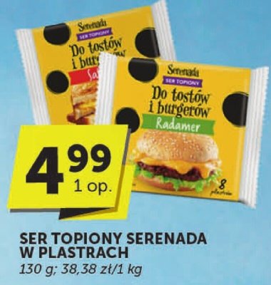 Ser topiony Serenada w plastrach promocja w ABC