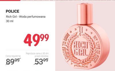 Woda perfumowana Rich Girl 30 ml promocja w Rossmann