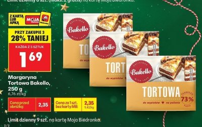 Margaryna Tortowa 250g promocja w Biedronka