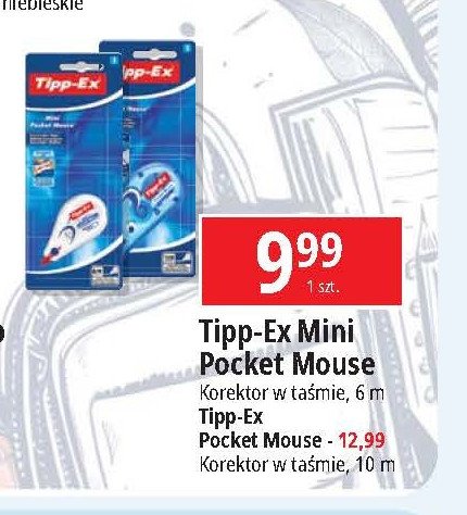 Korektor mini mysz Tipp-ex Bic promocja