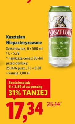 Piwo promocja w Lidl