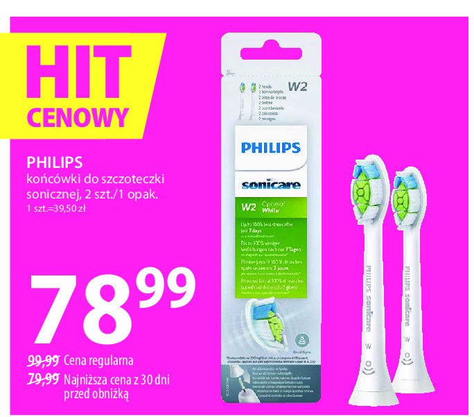 Końcówki do szczoteczki elektrycznej Philips sonicare promocja