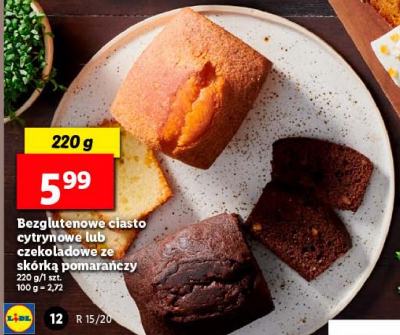 Ciasto bezglutenowe cytrynowe promocja