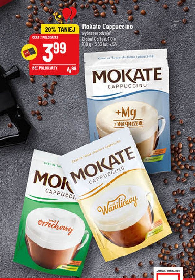 Cappuccino orzechowe Mokate cappuccino promocje