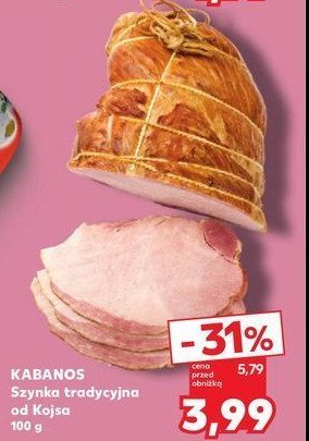Szynka tradycyjna od kojsa Kabanos promocja w Kaufland