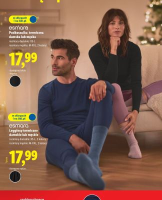 Podkoszulka termiczna esmara damska lub męska promocja w Lidl