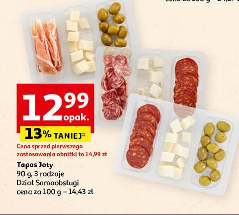 Tapas chorizo Joty promocja