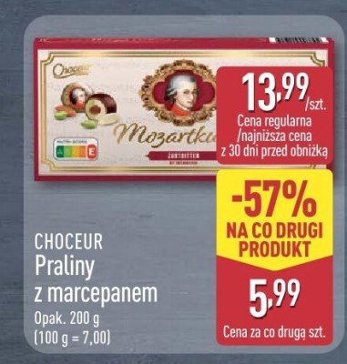 Praliny z marcepanem Choceur Mozartkugeln promocja w Aldi