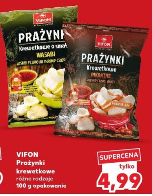 Prażynki krewetkowe różne rodzaje promocja w Kaufland