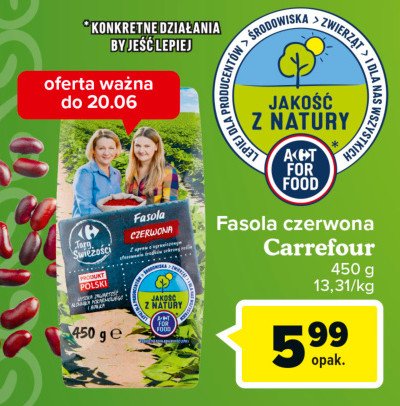 Fasola czerwona Carrefour targ 艣wie偶o艣ci promocja
