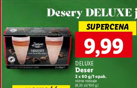 Deser milk & dark chocolate Deluxe promocja
