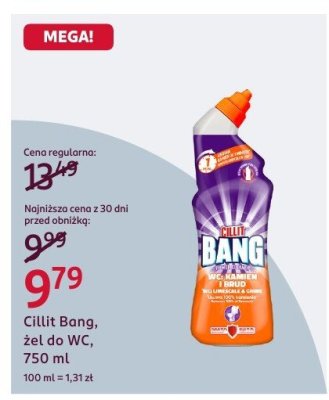 Żel do WC Cillit Bang, 750 ml promocja w Rossmann