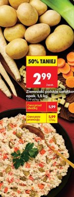 Ziemniaki polskie sałatkowe promocja w Biedronka