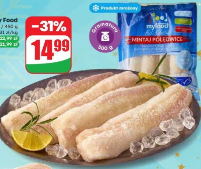 Polędwice z mintaja  promocja w Dino