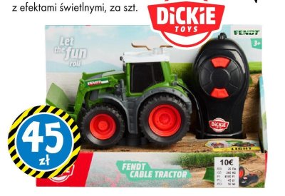 Traktor RC Dickie Toys promocja w Tedi