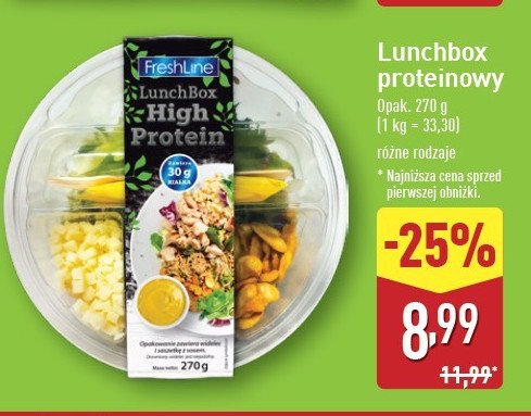 Lunchbox high protein Freshline promocja