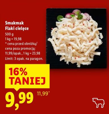 Flaki cielęce  promocja w Lidl