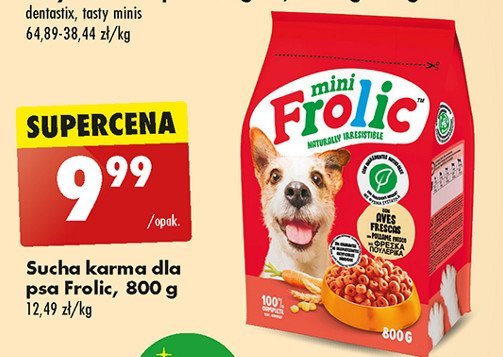 Karma dla psa mini Frolic promocja