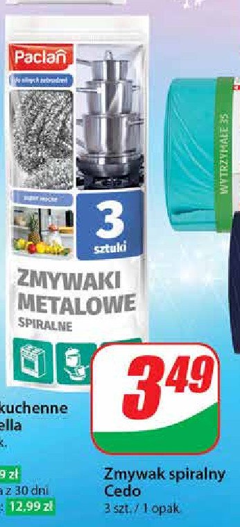 Zmywaki spiralne cedo Paclan promocja