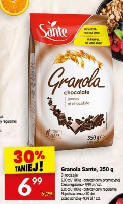 Granola Sante, 350 g promocja w Twój Market